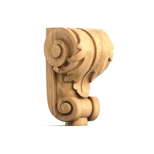MN-008 Small furniture feet with acanthus leaf